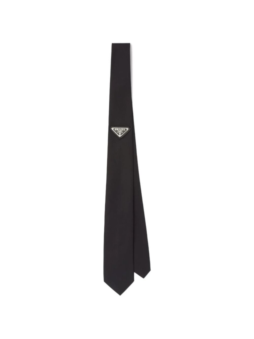 Prada Black Tie💟 Triangle Logo(Gift Box Included) Business Professional 💦 - Picture 7 of 8
